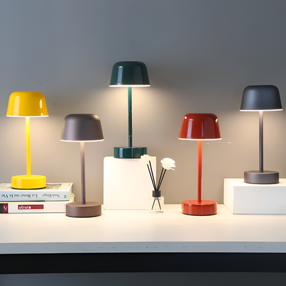 RetroStyle - Lampe de table LED sans fil colorée avec recharge USB