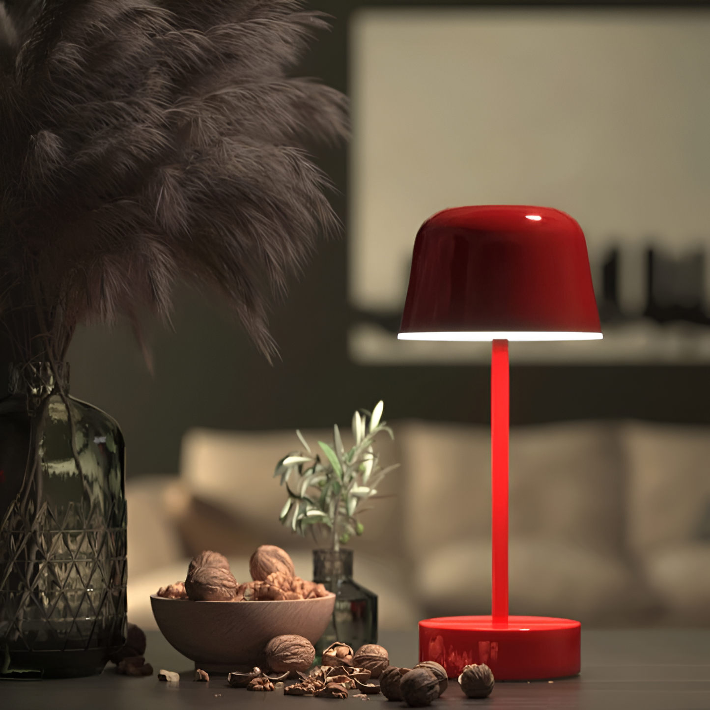Retro – Lampe de table sans fil avec changement de couleur LED