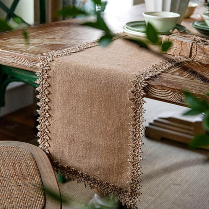 Charlotte – Chemin de table rustique
