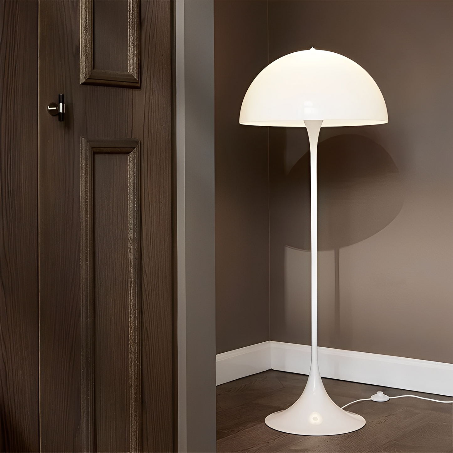 Cora – Lampe à Pied Nordique en Forme de Champignon