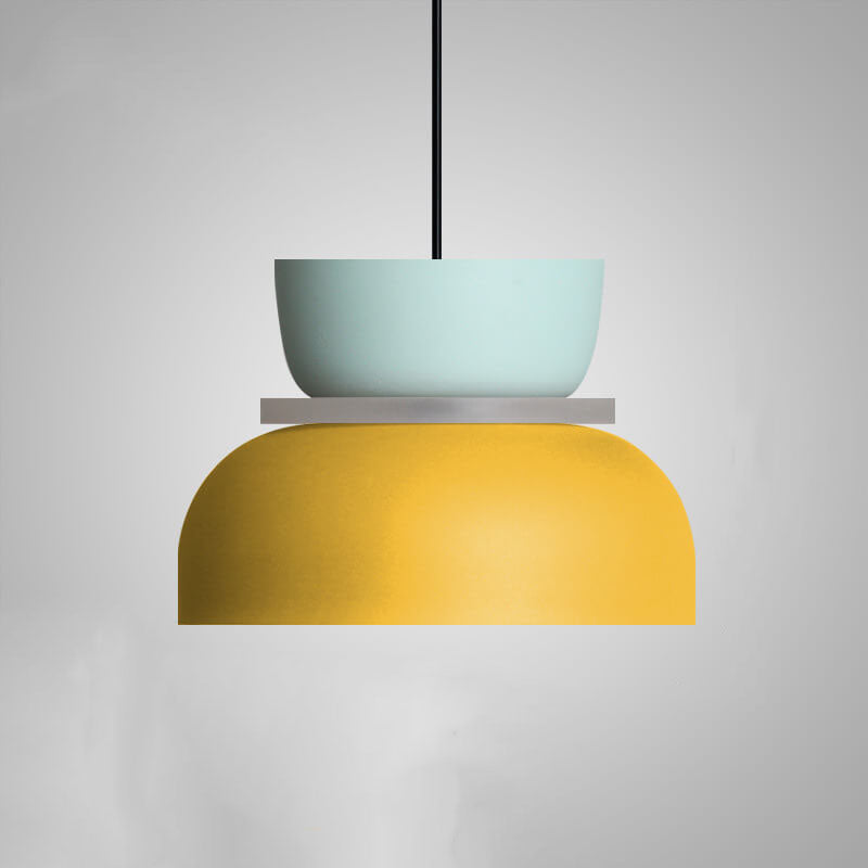 Lampe suspendue LED moderne et colorée