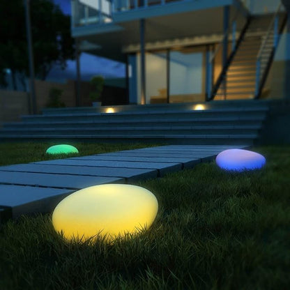 Nele – Lampe de jardin LED au design pierre
