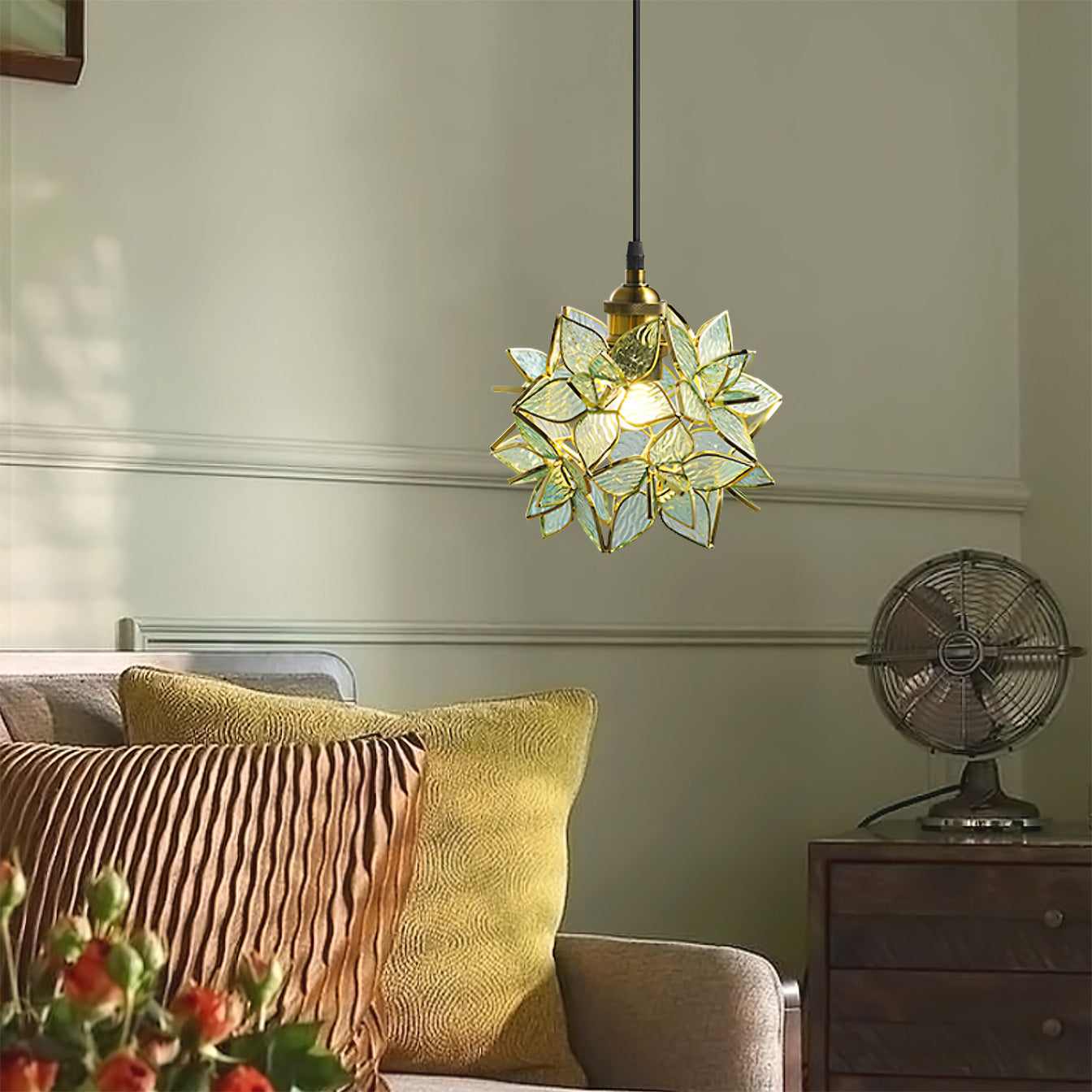 Capiz – Suspension en verre