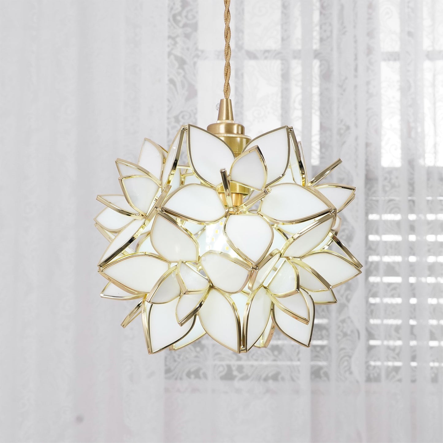 Capiz – Suspension en verre