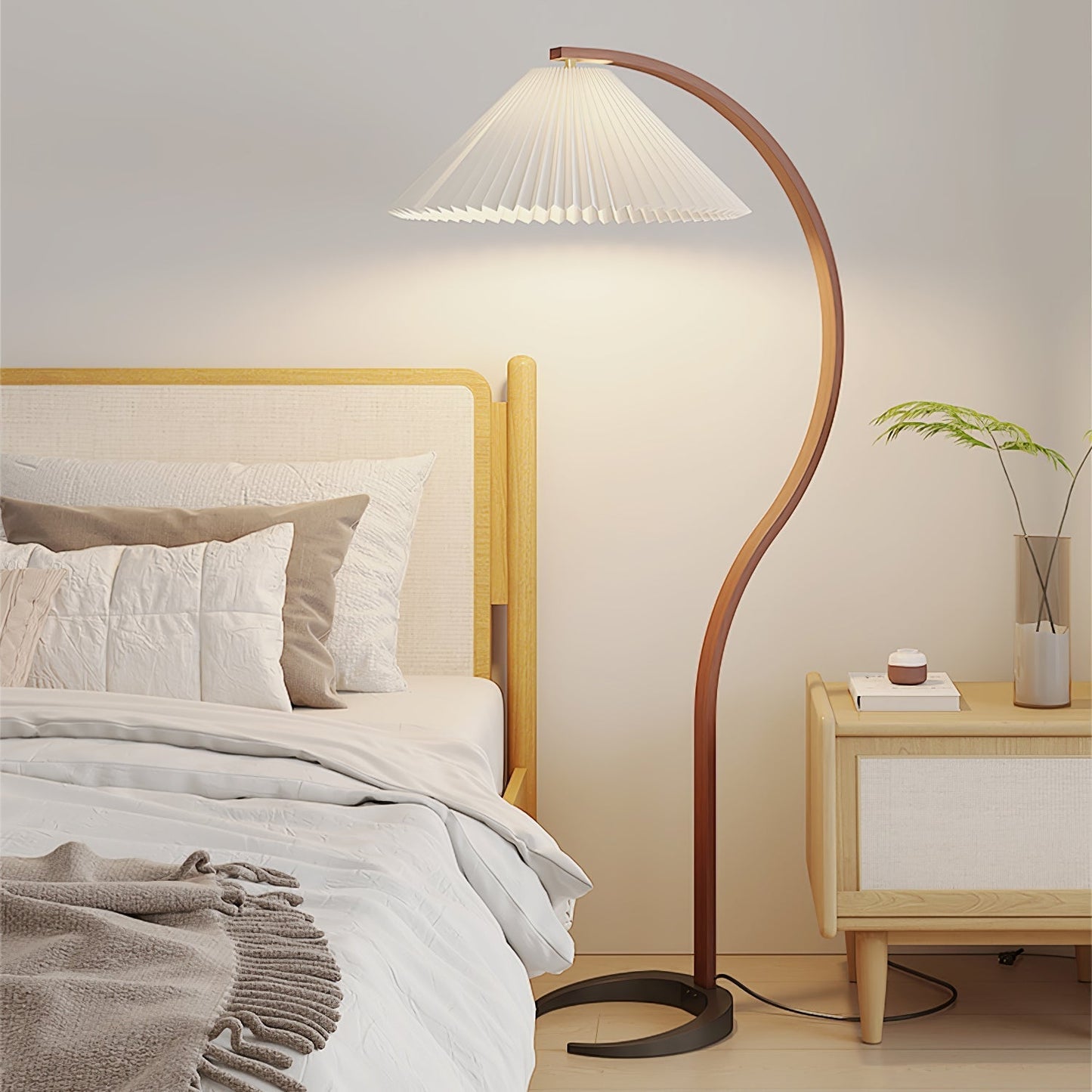Selina – Lampe nordique sur pied style rétro