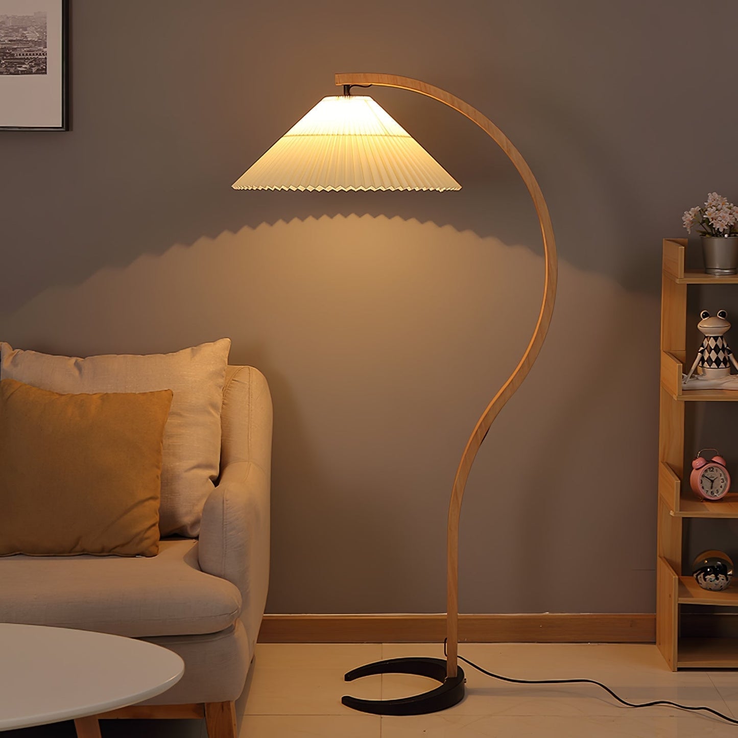 Selina – Lampe nordique sur pied style rétro