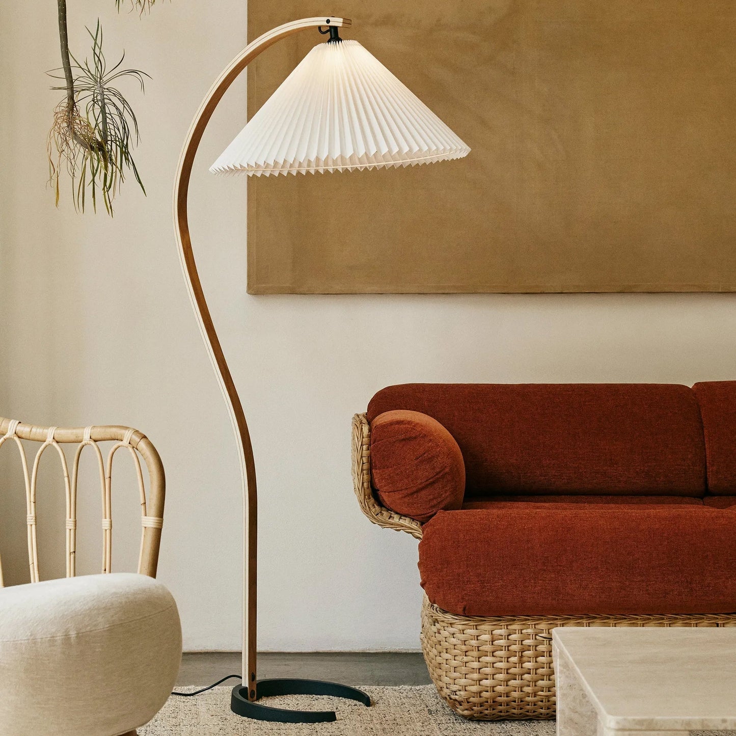 Selina – Lampe nordique sur pied style rétro