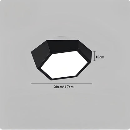 Nayra – Lampe de plafond LED géométrique