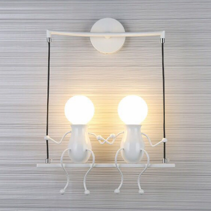 Maxim – Élégante Lampe de Couloir en Fer Forgé