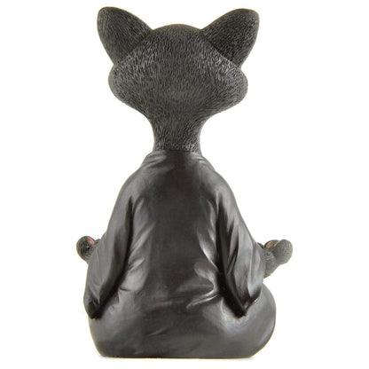 Budhika – Figurine de Chat Bouddha Méditant