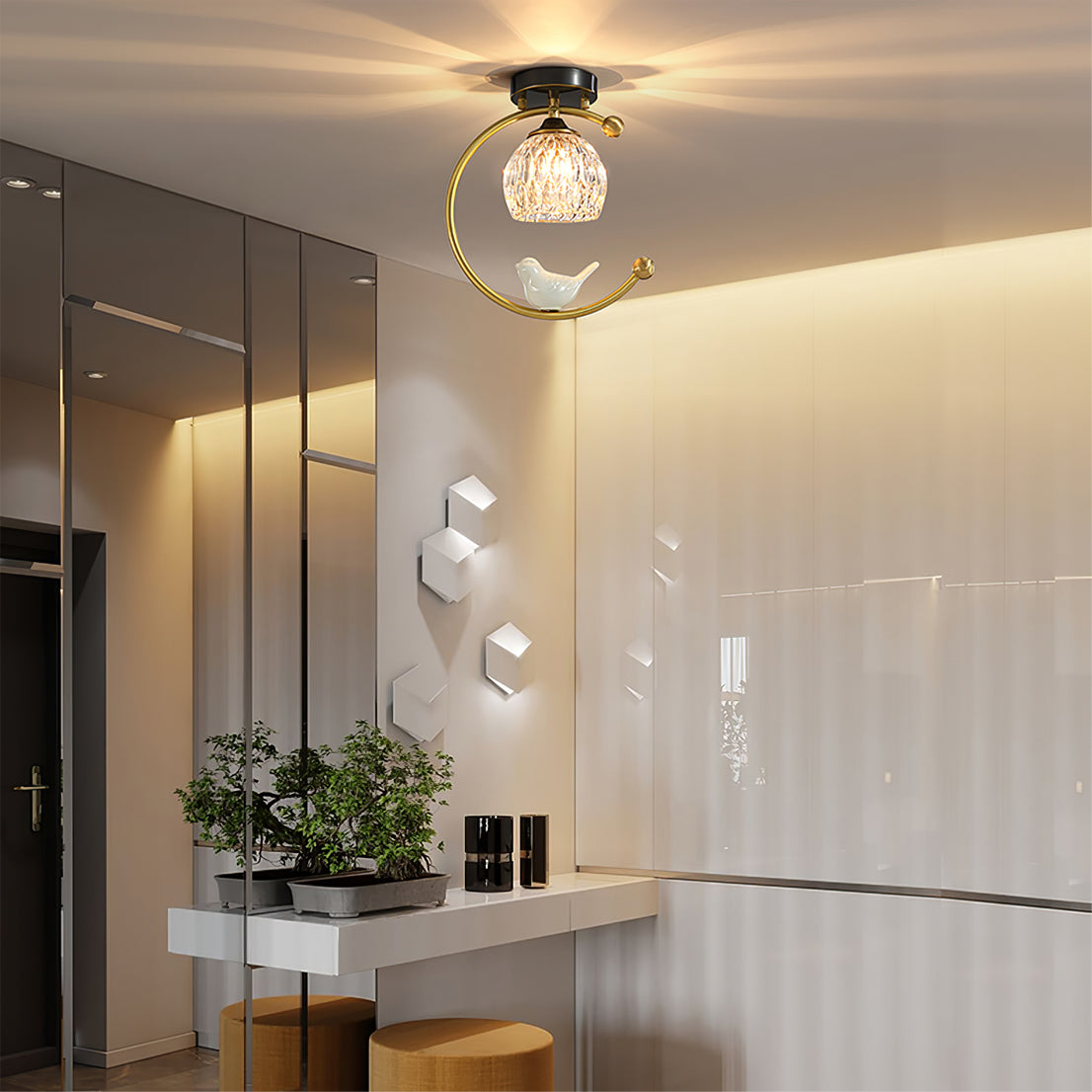 Annelie – Lampe de plafond en céramique