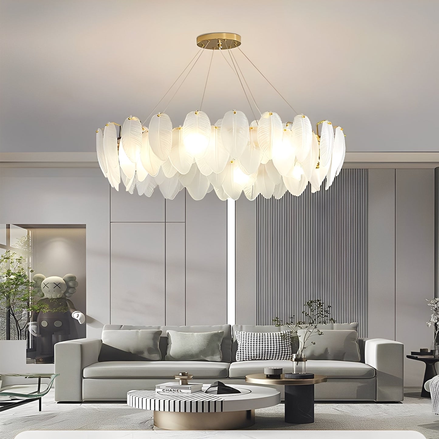 Livia – Plafonnier en Verre Postmoderne