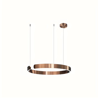 Astrid – Plafonnier en acier inoxydable or nordique