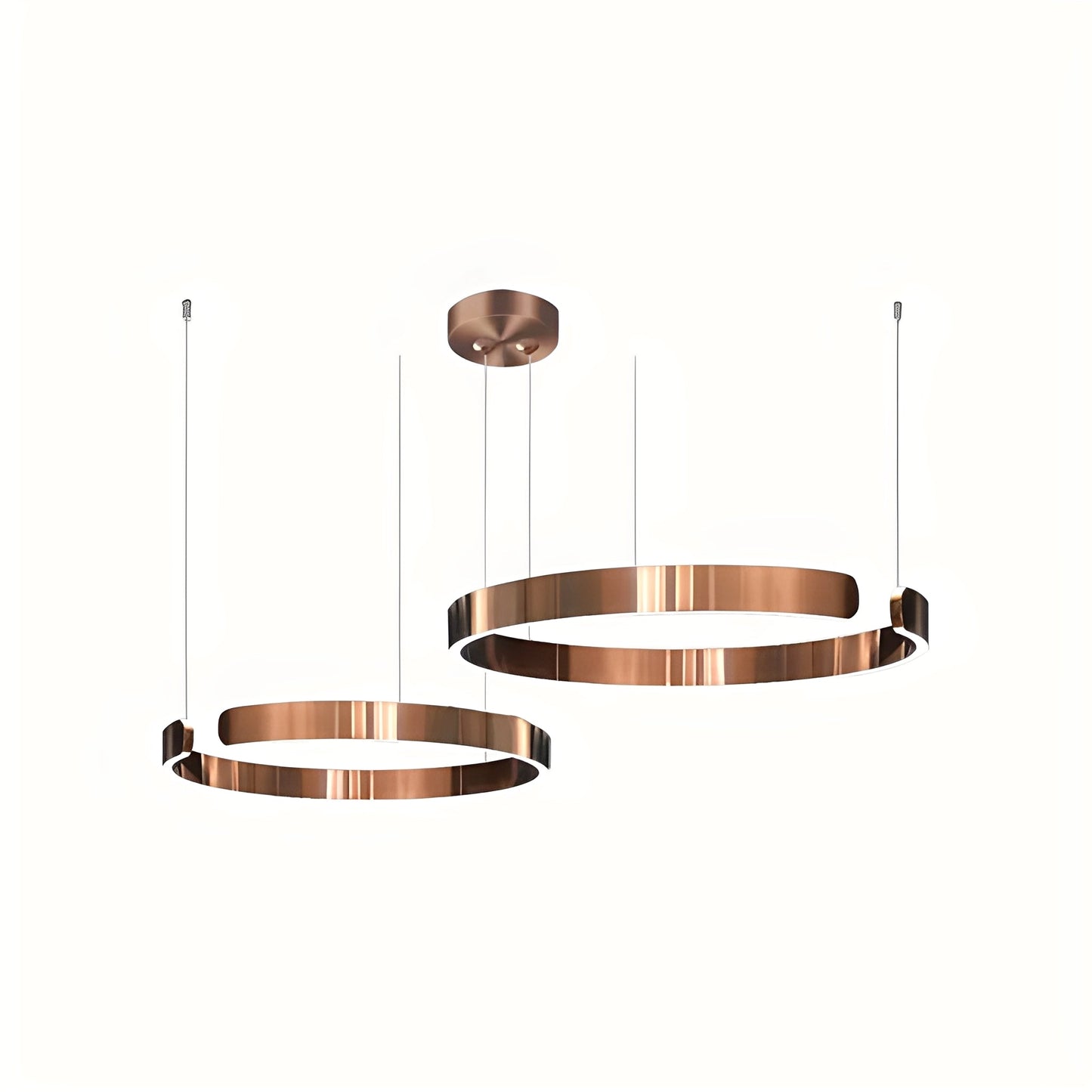 Astrid – Plafonnier en acier inoxydable or nordique