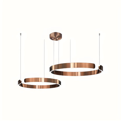 Astrid – Plafonnier en acier inoxydable or nordique