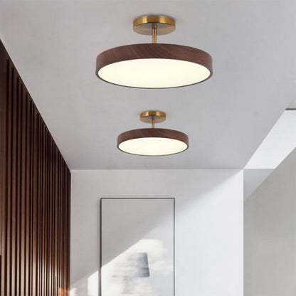 Miro – Plafonnier LED aspect bois moderne