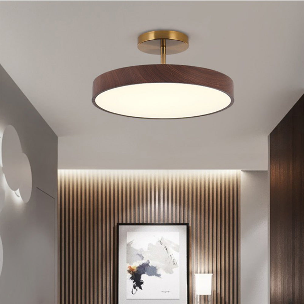 Miro – Plafonnier LED aspect bois moderne