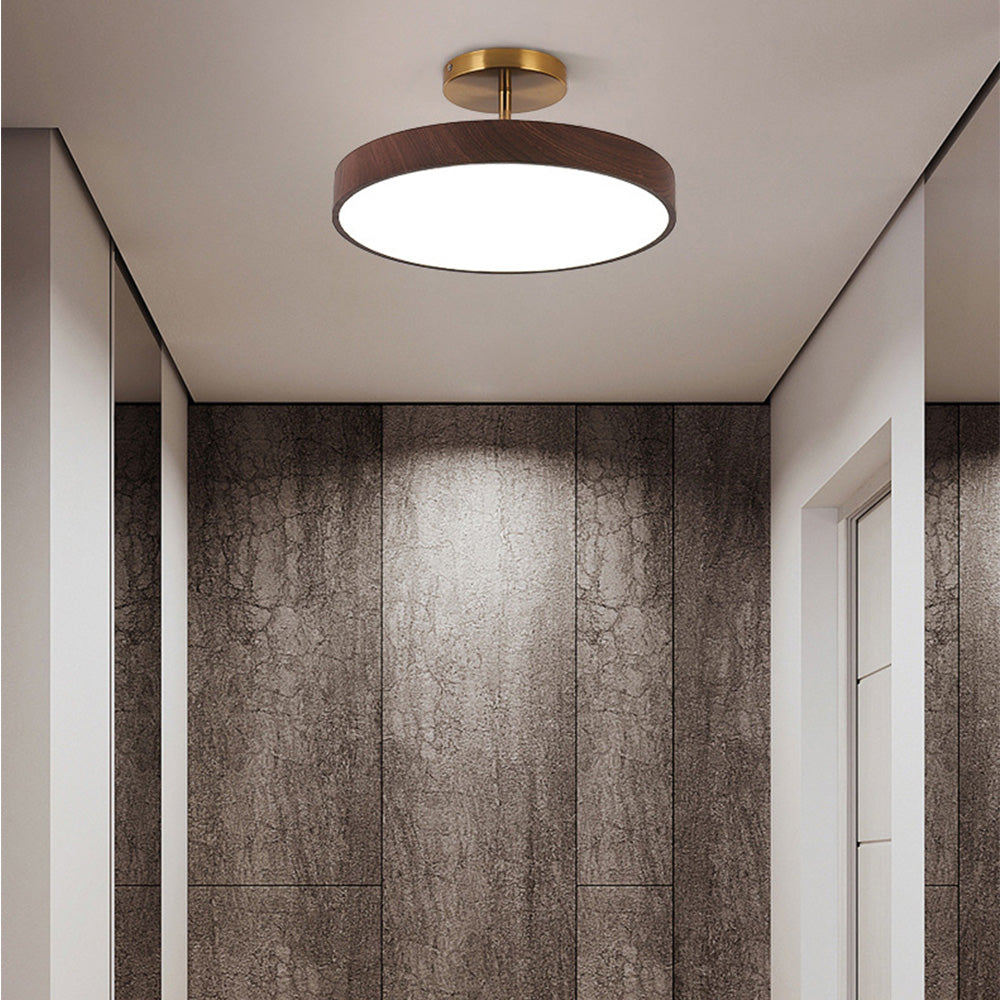 Miro – Plafonnier LED aspect bois moderne