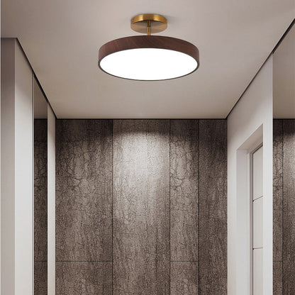 Miro – Plafonnier LED aspect bois moderne