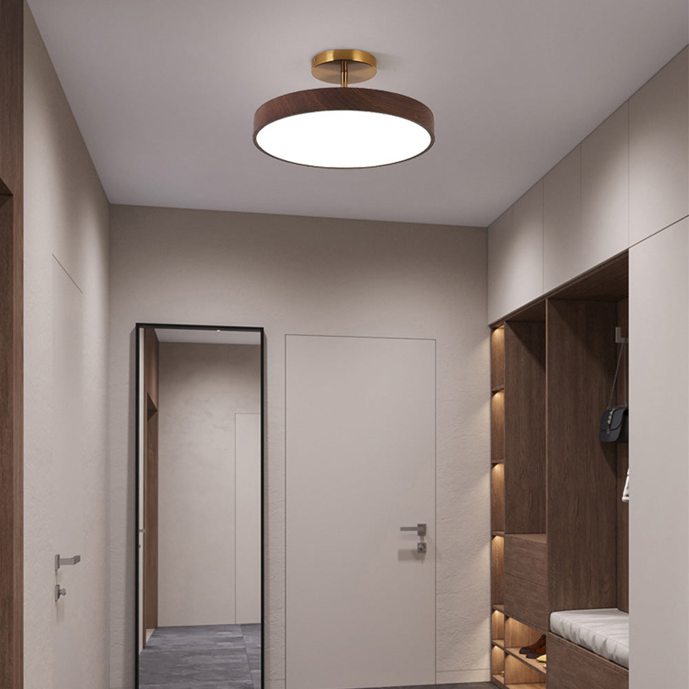 Miro – Plafonnier LED aspect bois moderne