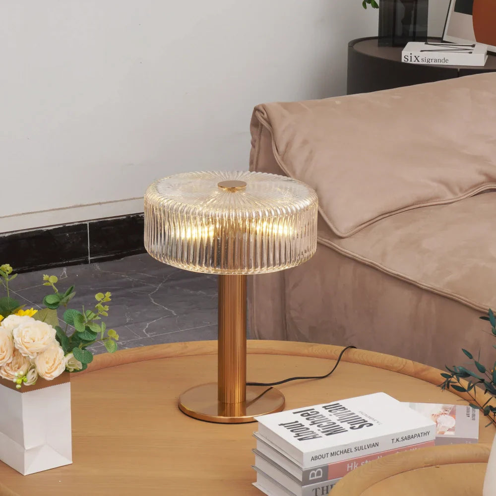 Celina – Lampe de nuit en verre