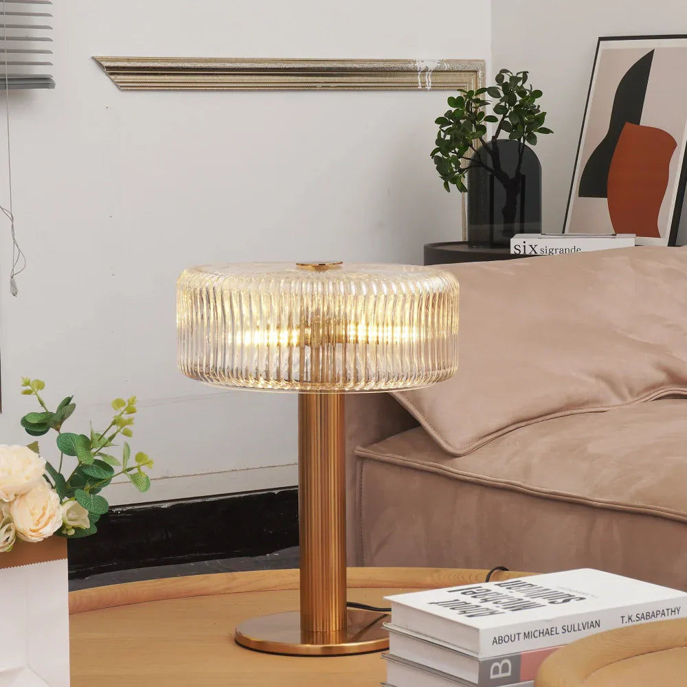 Celina – Lampe de nuit en verre