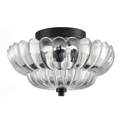 Remi – Plafonnier en Verre Ambré Vintage