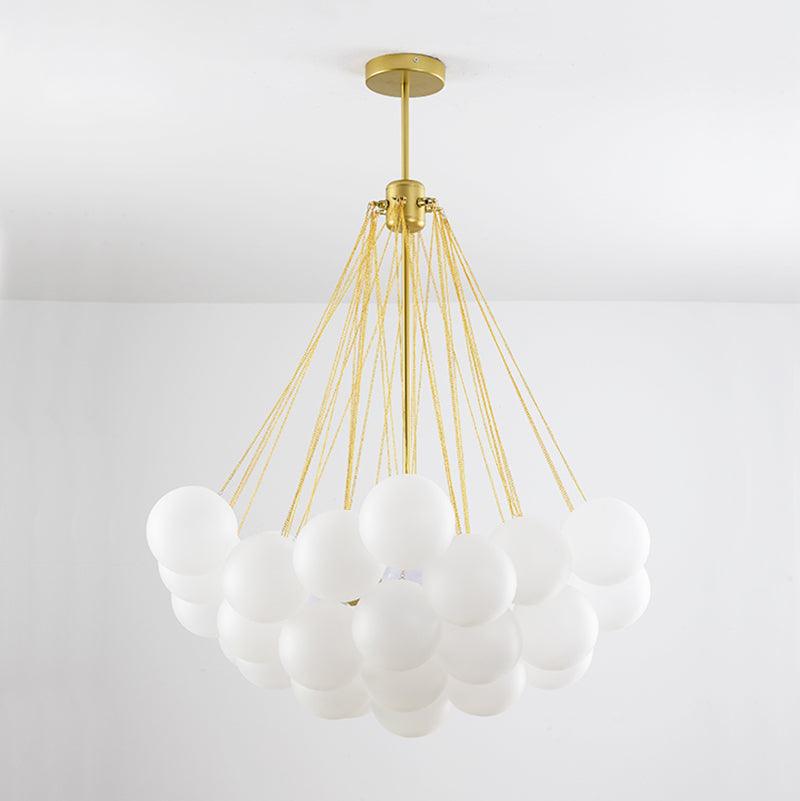 Jaya – Élégante Suspension en Verre Bulle