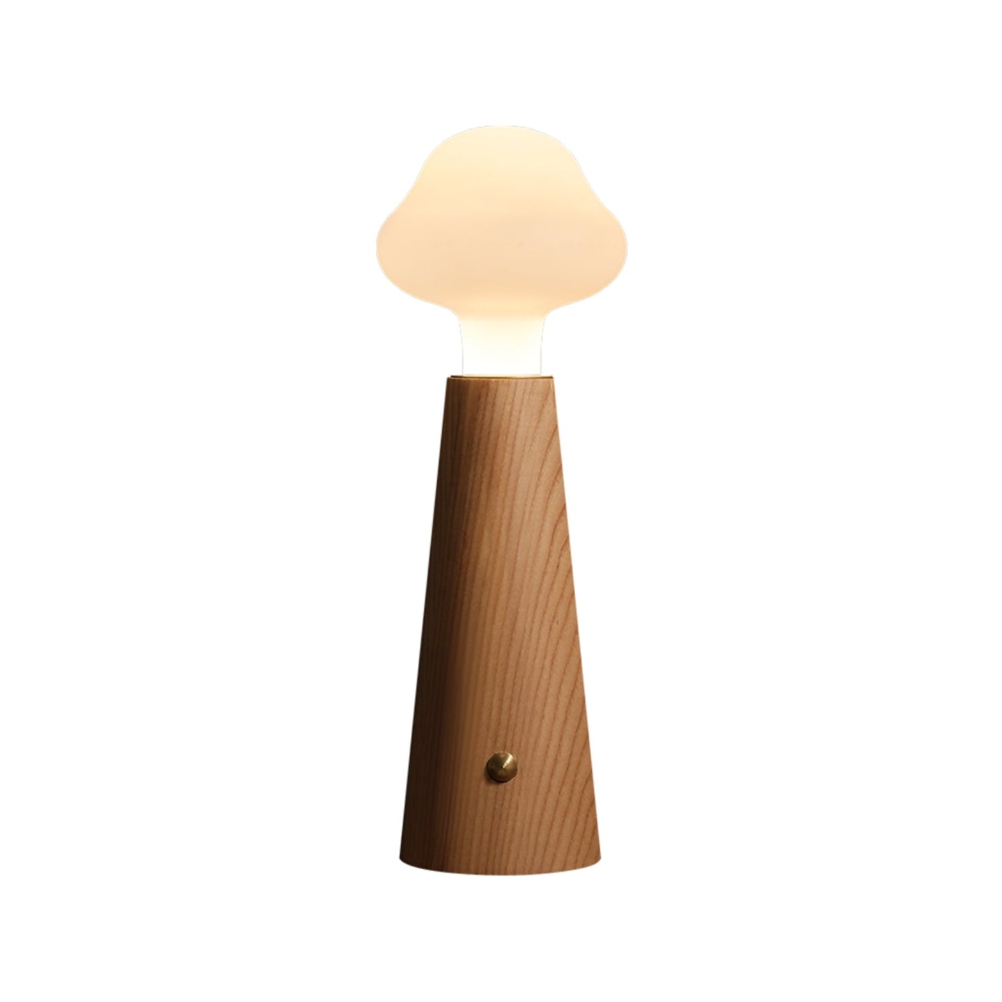Eirik – Lampe de table en bois massif minimaliste