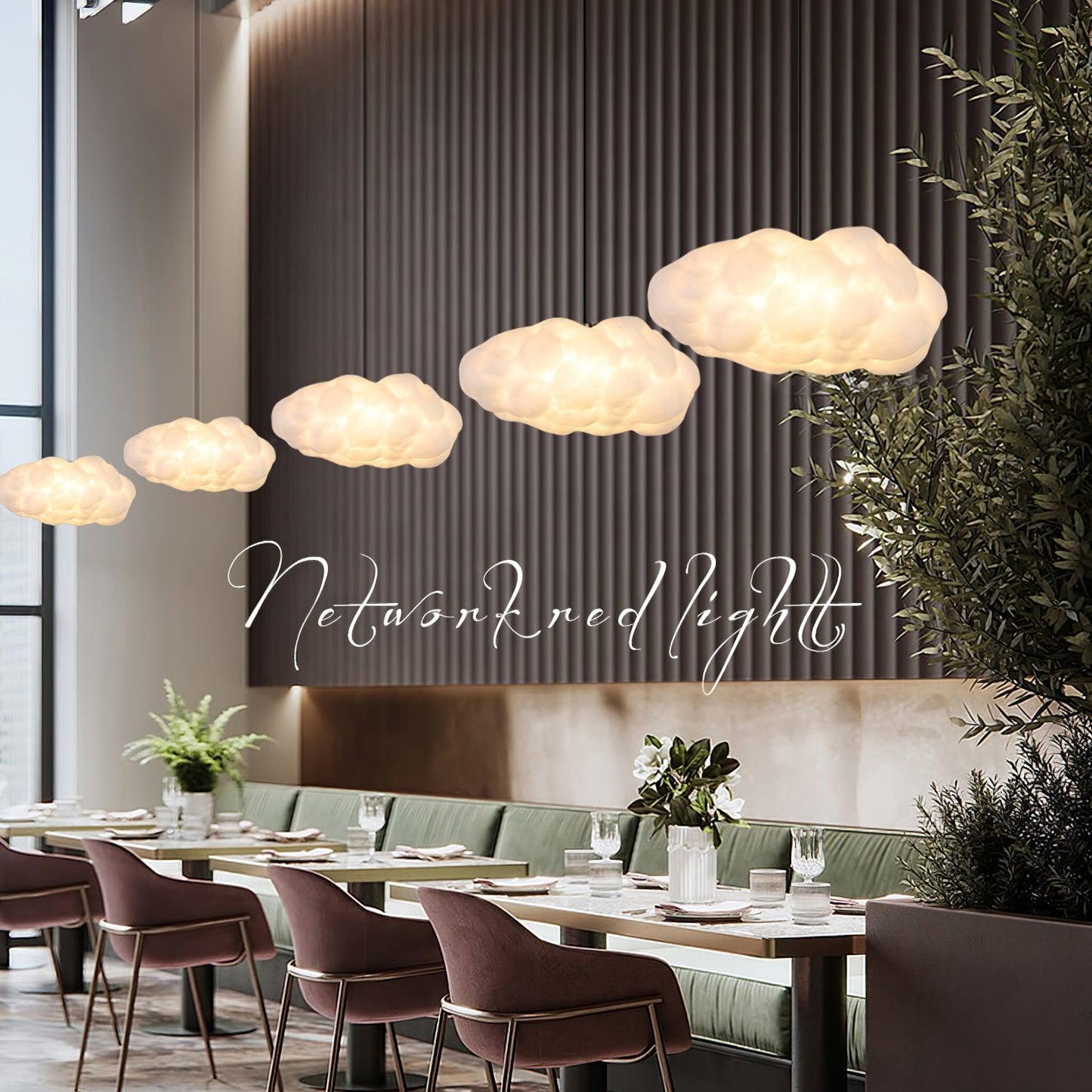 Thora – Lampe suspendue en forme de nuage