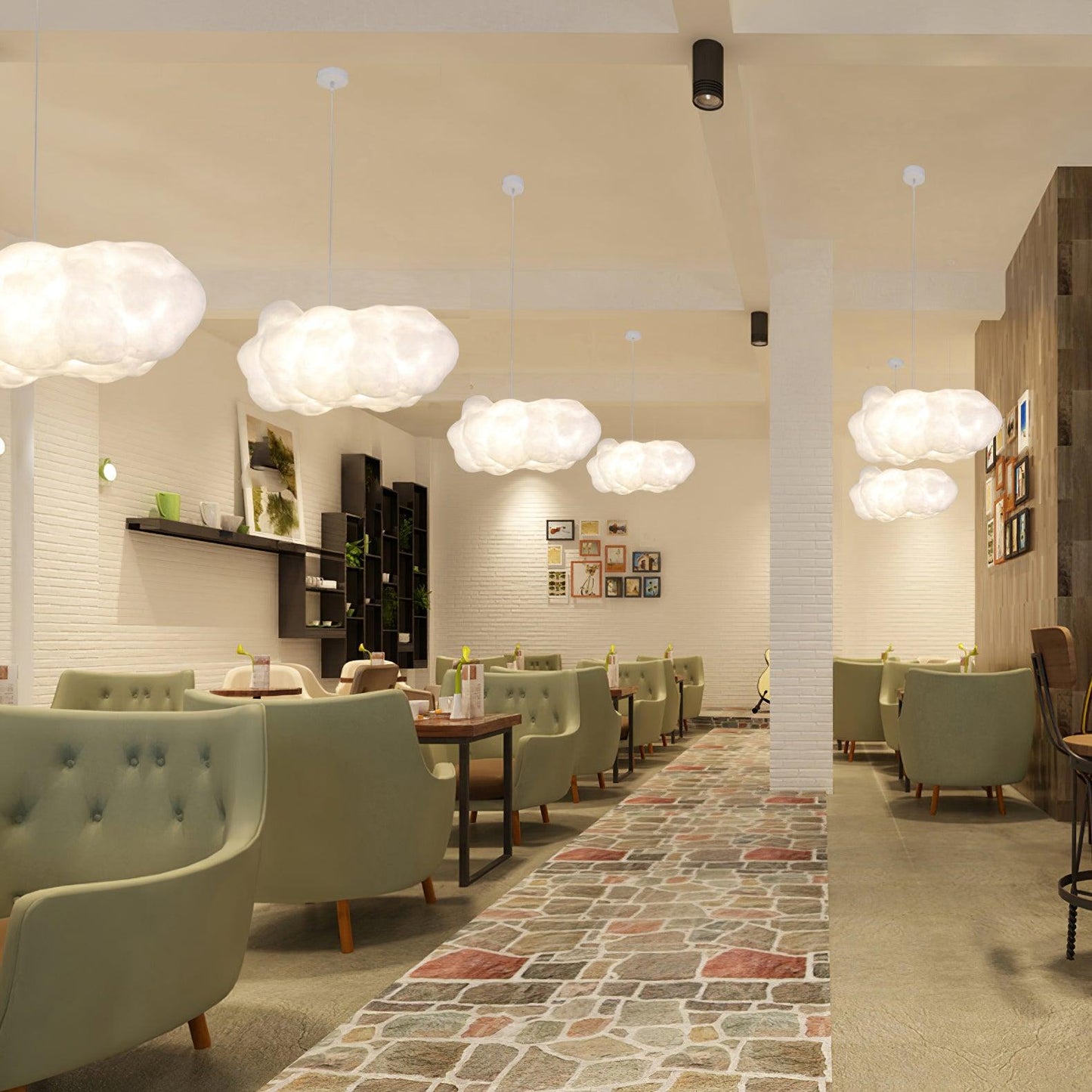 Miyu – Lampe Nuage Flottant