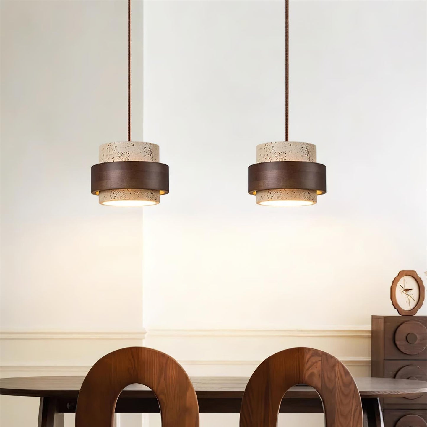 Terra – Lampe de Plafond Crème Style Rétro