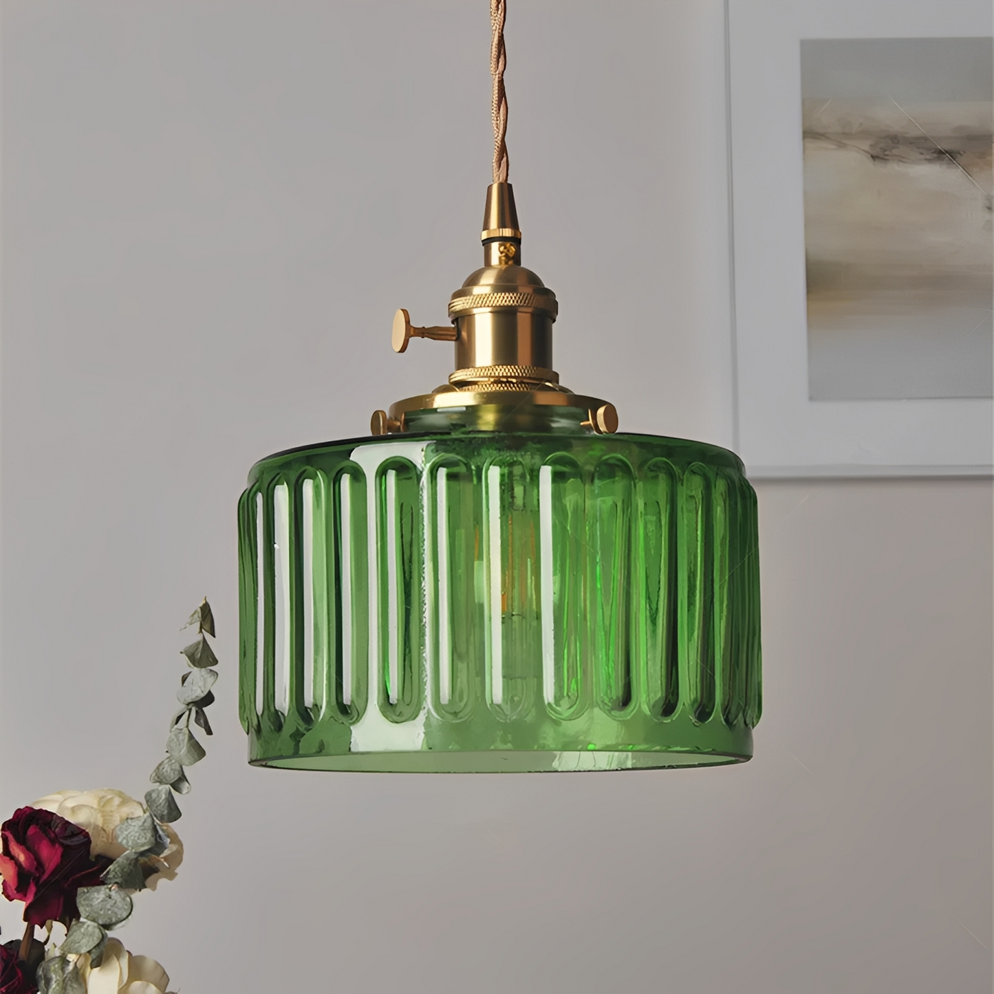 Miriam – Lustre créatif en laiton et verre