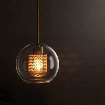 Erwan – Suspension en verre light-luxury moderne