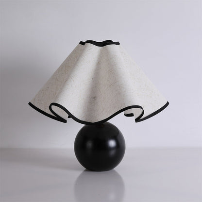 Enid – Lampe de Table Vintage en Design Bois Rétro