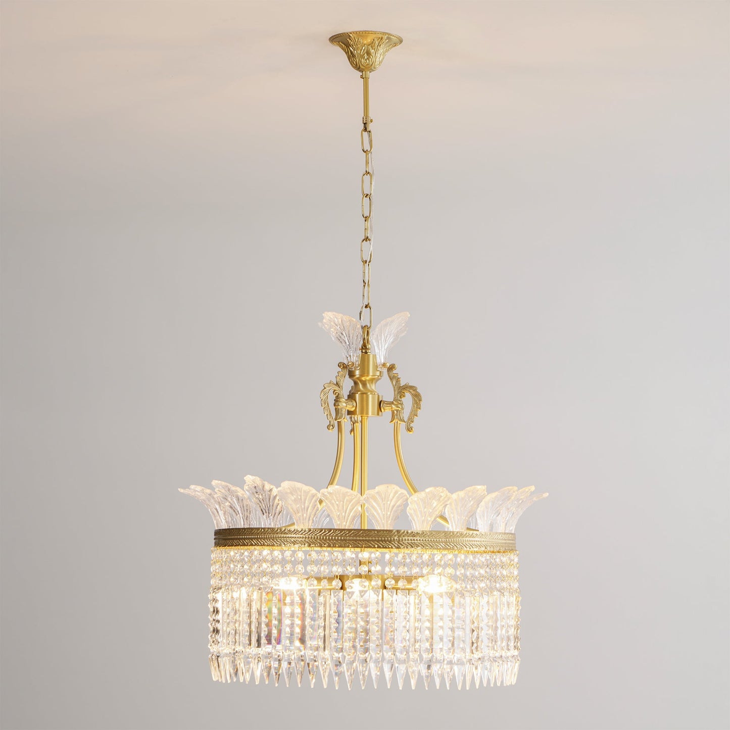 Crinoline – Lustre en cuivre