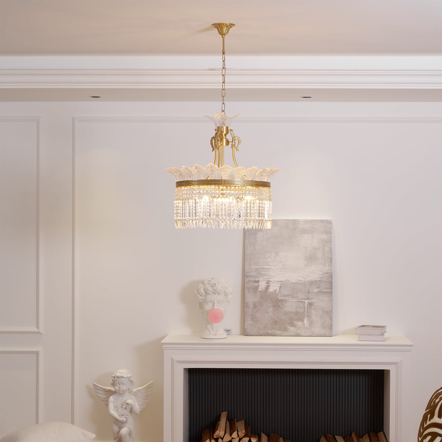 Crinoline – Lustre en cuivre