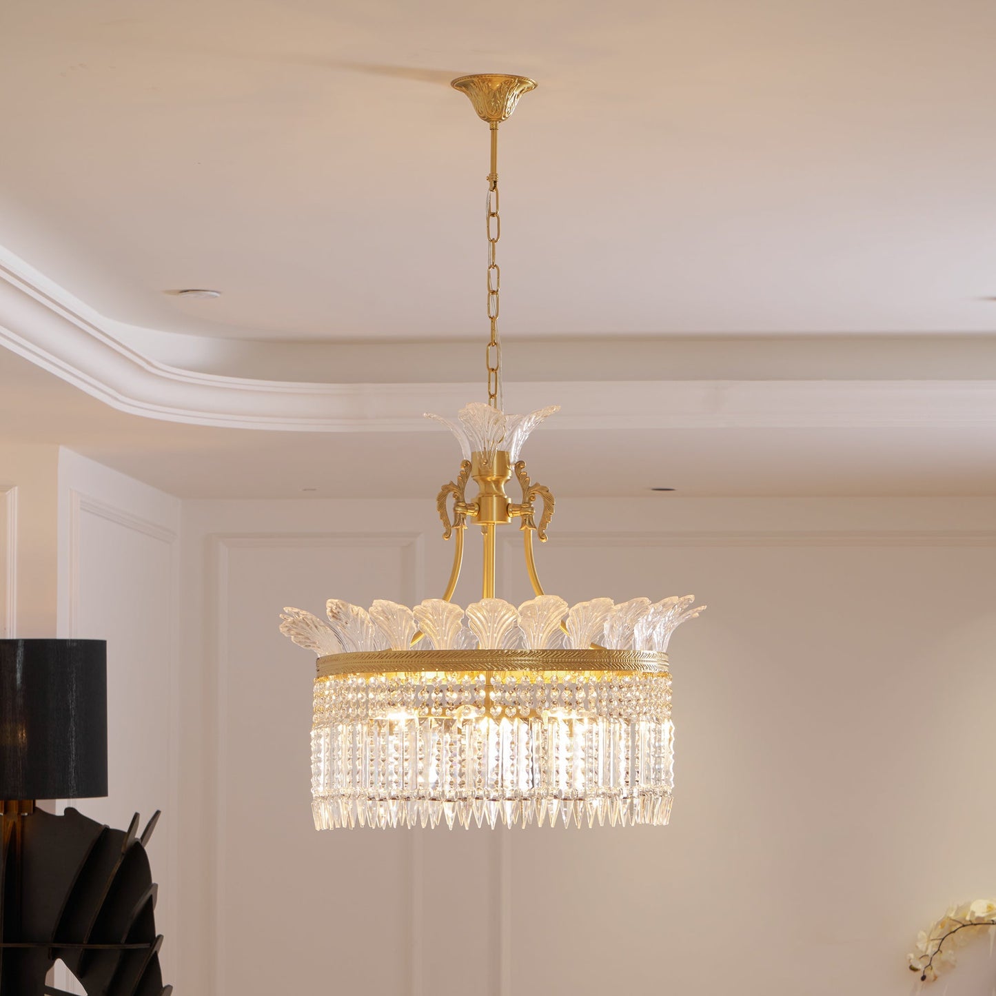 Crinoline – Lustre en cuivre