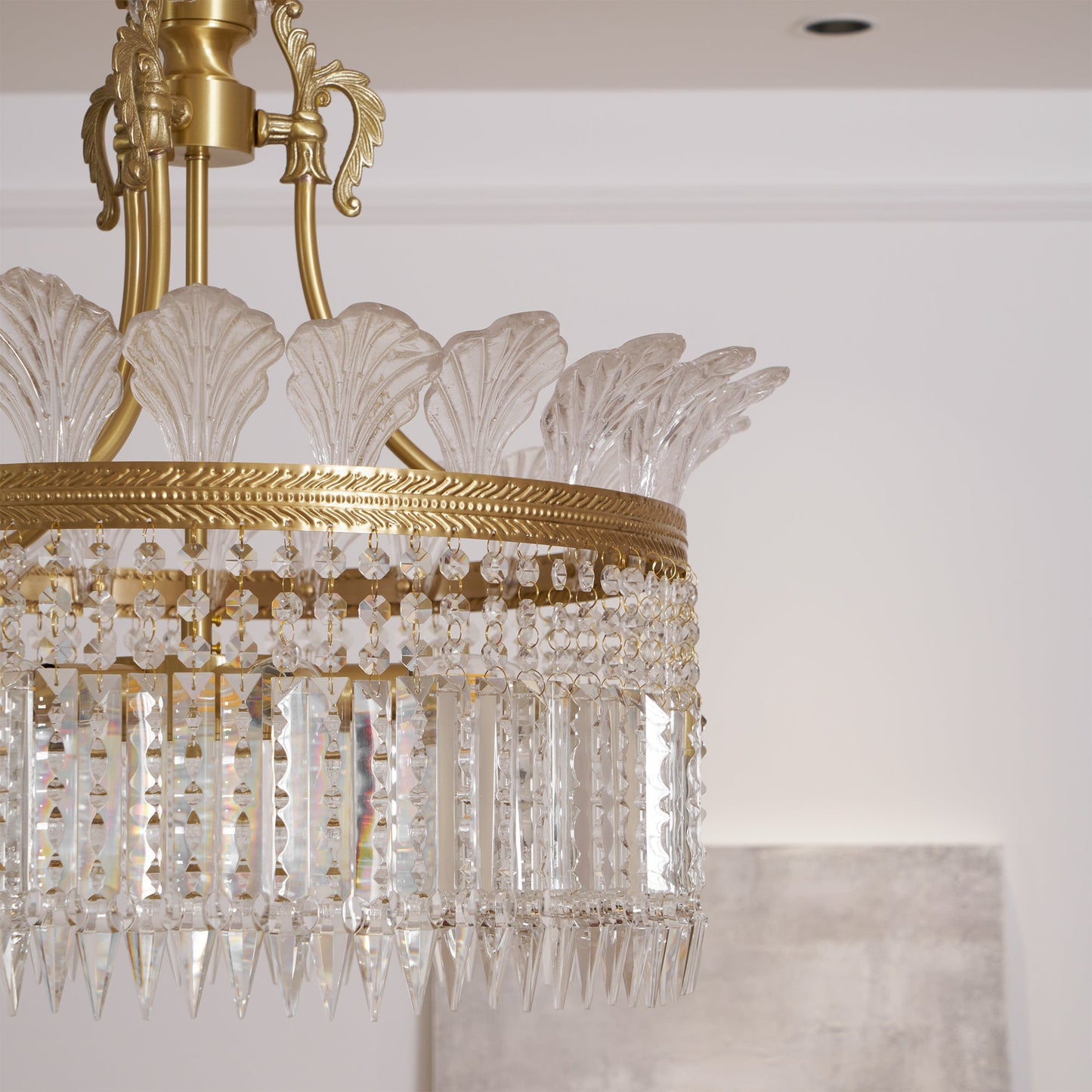 Crinoline – Lustre en cuivre