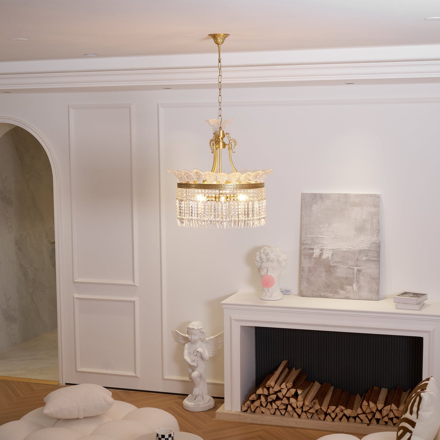 Crinoline – Lustre en cuivre