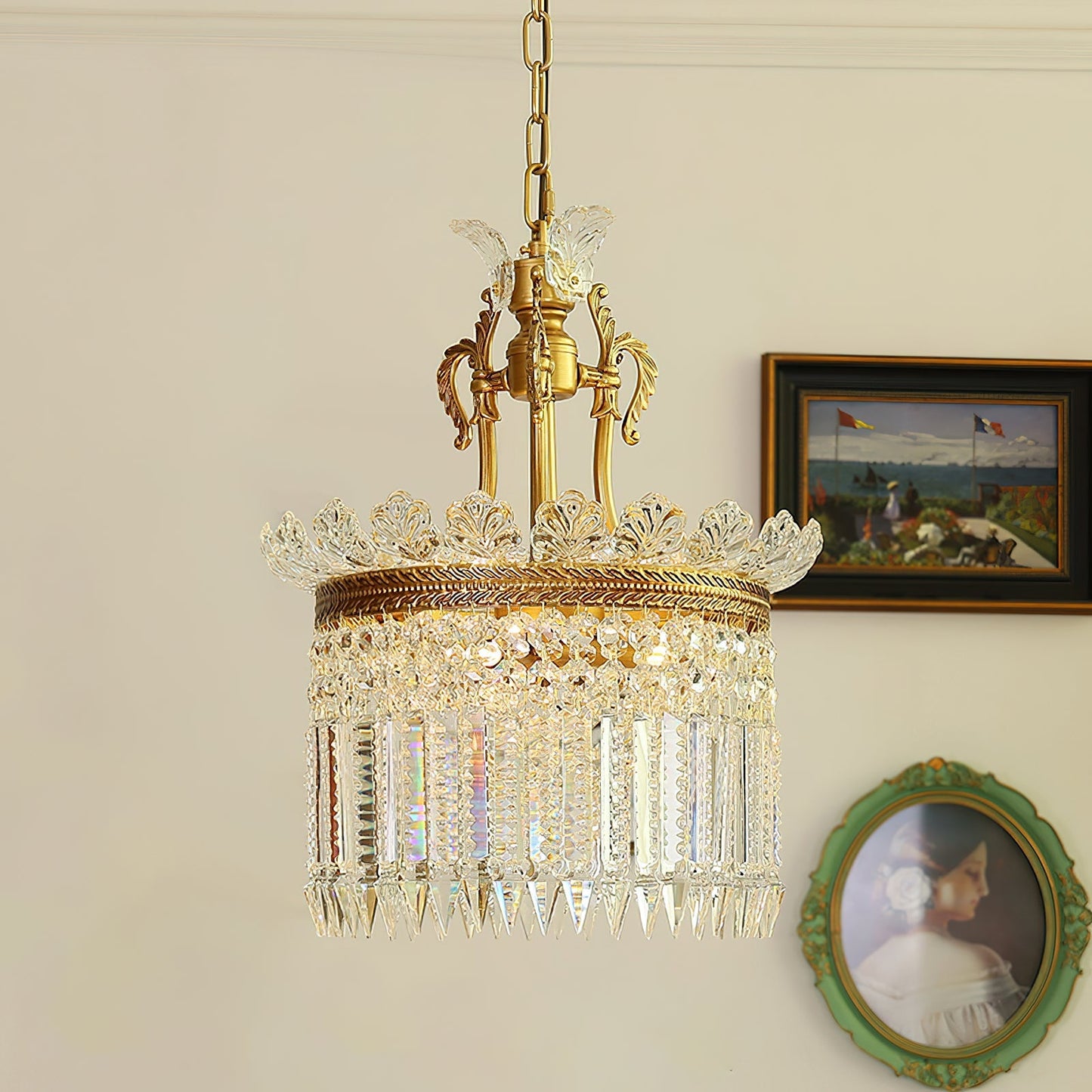 Crinoline – Lustre en cuivre
