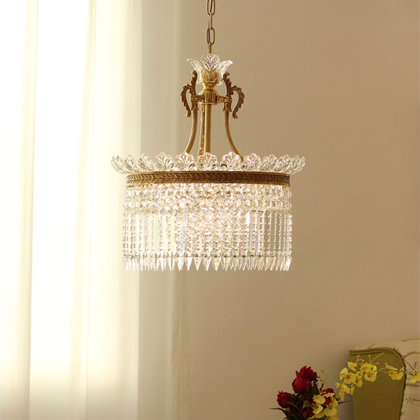 Crinoline – Lustre en cuivre
