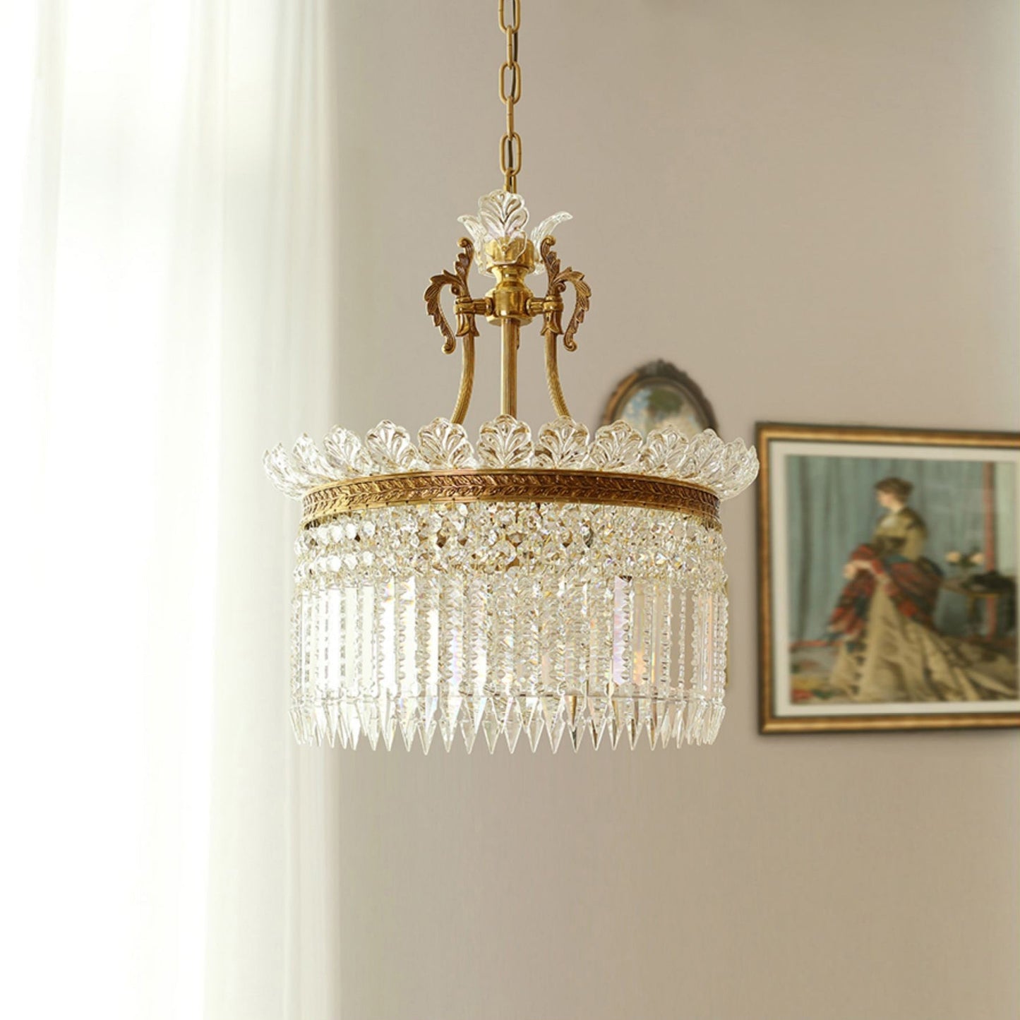 Crinoline – Lustre en cuivre