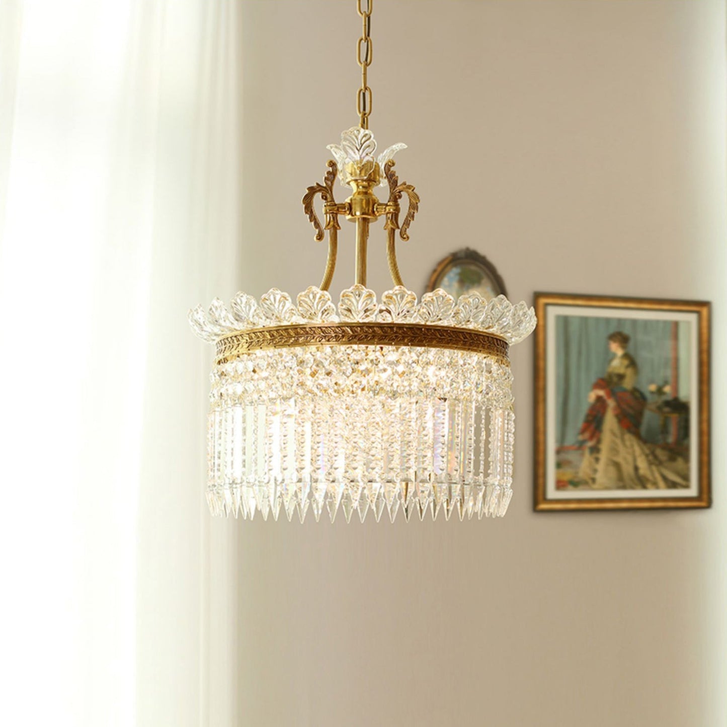 Crinoline – Lustre en cuivre