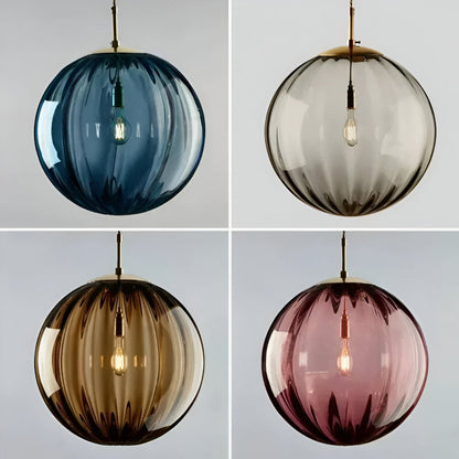 Ray – Suspension en verre nordique