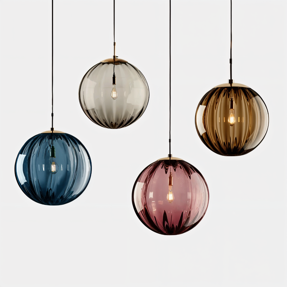 Ray – Suspension en verre nordique