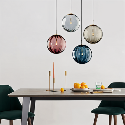 Ray – Suspension en verre nordique