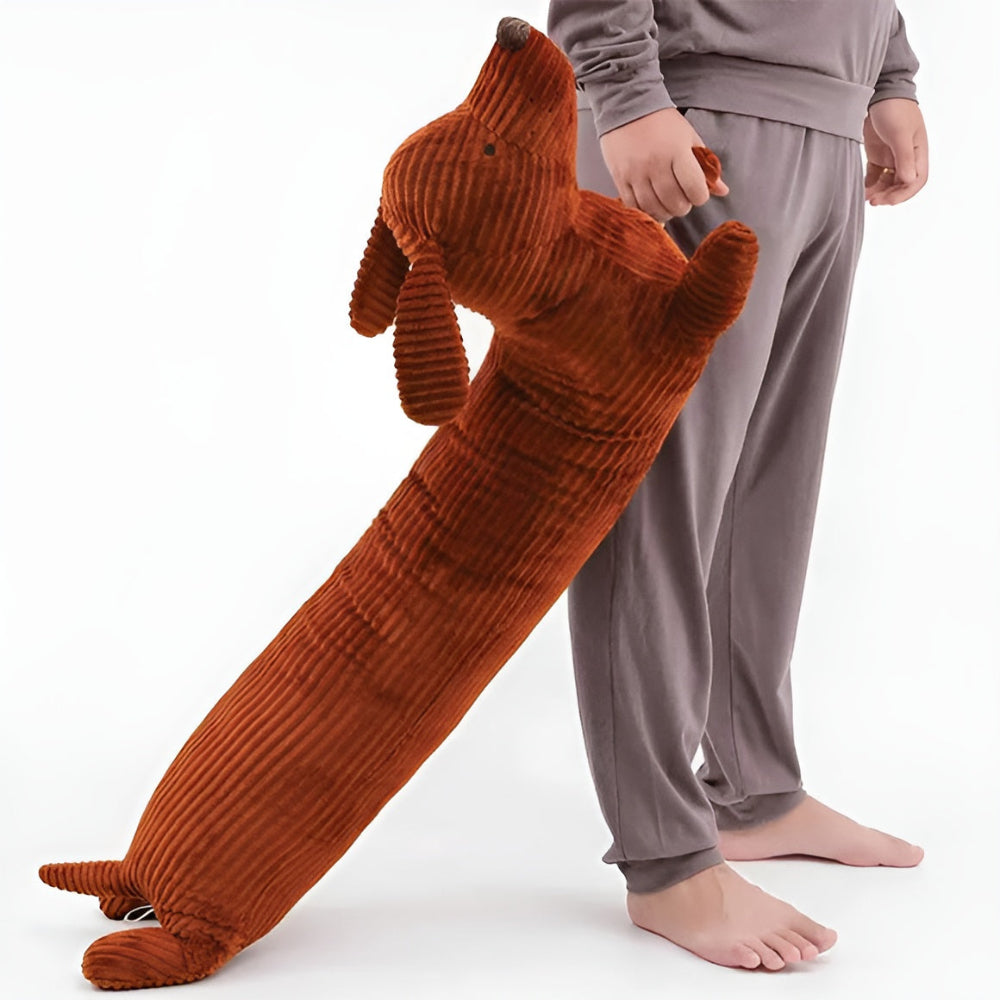 Milu – Adorable Coussin en Peluche Teckel