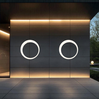 Orion – Applique murale extérieure ronde