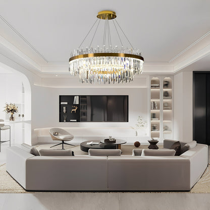 Elliot – Luxueuse Suspension en Cristal Postmoderne